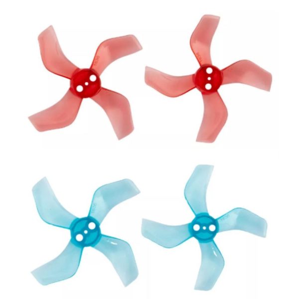 Gemfan 1636 1.6x3.6x4 40mm 1.0mm Hole 4-blade Propeller for 1103 1105 RC Drone (4CW 4CCW) 4Pairs  Gem1636-01