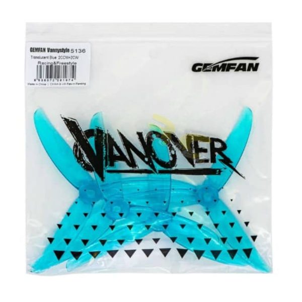 222f30af05eb7bb5d289aaf28841d738.jpeg Gemfan Vannystyle 5136 5.1x3.6 3-Blade 5mm Hole Propeller (2 pairs/4pcs) Gem-V5136