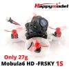 Happymodel Mobula6 HD 27g 65mm Crazybee F4 Lite 1S Whoop BNF w/Runcam Split3-lite 1080P HD DVR Camera – Frsky HP600-FR