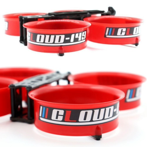 16139296b3fe85927cb3124883a76165.jpeg Reptile CLOUD-149 HD 149mm 3inch CineWhoop Carbon Fiber Frame Kit Compatible DJI Air Unit (Red) C150R-Kit