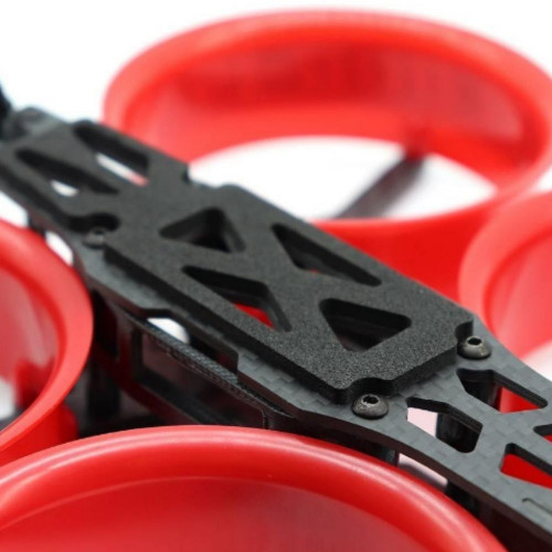 333a3582a78462be0a2ead6f6dec808d.jpeg Reptile CLOUD-149 HD 149mm 3inch CineWhoop Carbon Fiber Frame Kit Compatible DJI Air Unit (Red) C150R-Kit