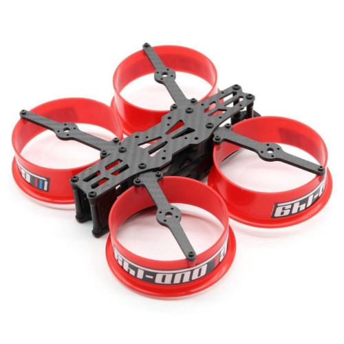 49d2dce85aece2acedb18dcc007f9b61.jpeg Reptile CLOUD-149 HD 149mm 3inch CineWhoop Carbon Fiber Frame Kit Compatible DJI Air Unit (Red) C150R-Kit