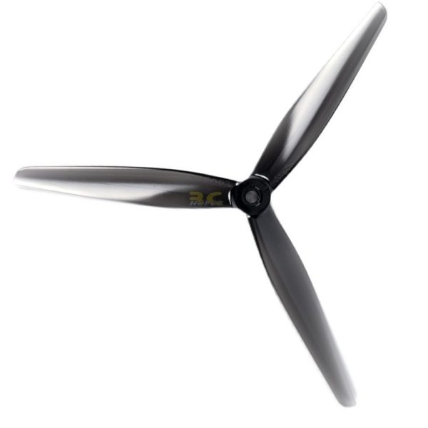 HQProp Durable Prop 7.5X3.7X3 Light Grey 5mm Hole 3-blade Propeller (2 pairs/4pcs) HQ7537