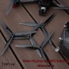 HQProp Durable Prop 7.5X3.7X3 Light Grey 5mm Hole 3-blade Propeller (2 pairs/4pcs) HQ7537
