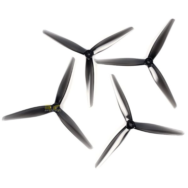 HQProp Durable Prop 7.5X3.7X3 Light Grey 5mm Hole 3-blade Propeller (2 pairs/4pcs) HQ7537