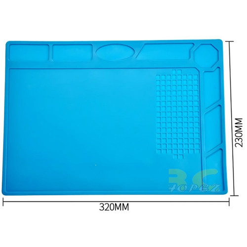 8fc29c958dfff56b09daeb7ce6f76c17.jpeg Silicone Pad 320×230mm Silicone Antistatic Mat Rubber Gasket Pad Insulation & High Temperature Resistant BG-320