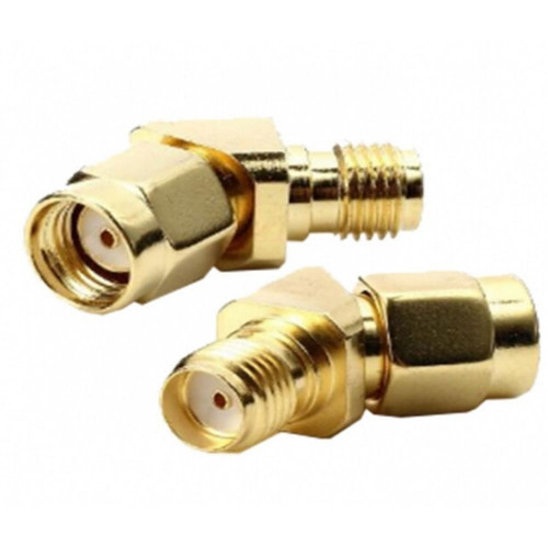 45/135 Degree RP-SMA Male to SMA Female Antenna Adpater Connector (1pc) ZX008B