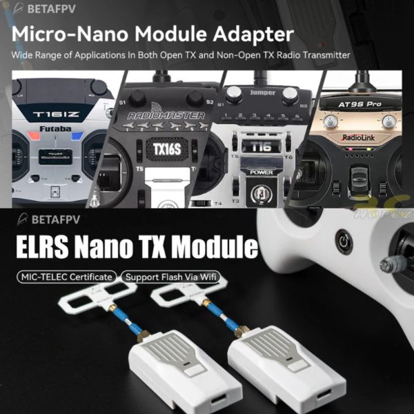 BetaFPV Micro to Nano Module Adapter for BETAFPV Nano TX,TBS Nano TX,Frsky XJT Lite/R9M Lite/Lite Pro Module BT-Adapter