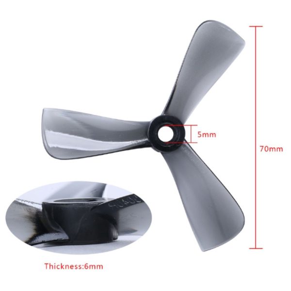 iFlight Nazgul 3040-3 3Inch 5mm Hole 3-blade Propeller (2 pairs/4pcs) MX3040