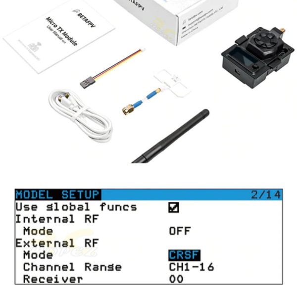 2a2014339296c42433f89353a4a1ead0.jpeg BETAFPV ExpressLRS ELRS 2.4G Micro TX Module 1W for Radiomaster TX16S/TX12/T16/T18 Remote Control BT-Micro TX