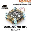 Diatone MAMBA (30.5×30.5) MK4 F722 APP + F55_128K 3-6S Blheli_32 Dshot300/600/1200 Stack M-60875