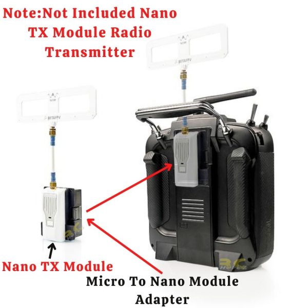 BetaFPV Micro to Nano Module Adapter for BETAFPV Nano TX,TBS Nano TX,Frsky XJT Lite/R9M Lite/Lite Pro Module BT-Adapter