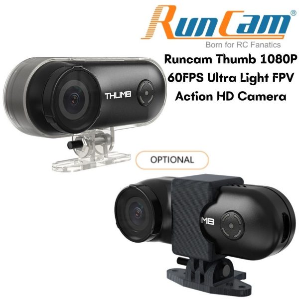 RunCam Thumb 1080P 60FPS 150° FOV Ultra Light 9.8g FPV Action HD Camera XJ520