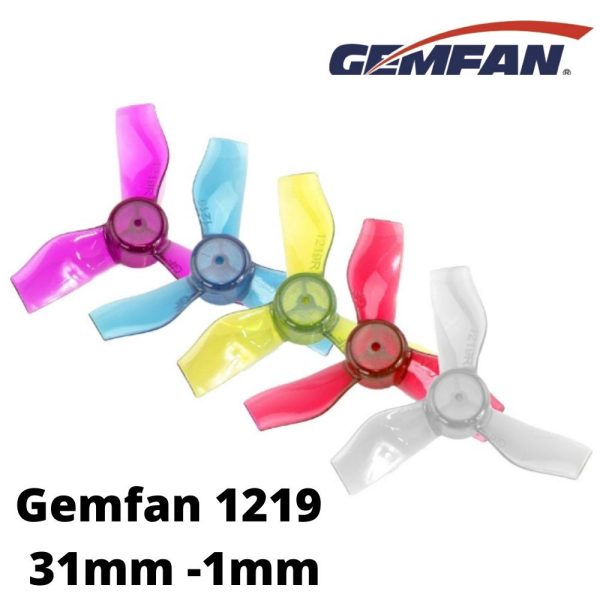 857458fff4595c32852e292e46a3c628.jpeg Gemfan 1219 1.2x1.9x3 31mm 1mm Hole 3-blade Propeller (4 pairs/8pcs) Gem1219-1.0