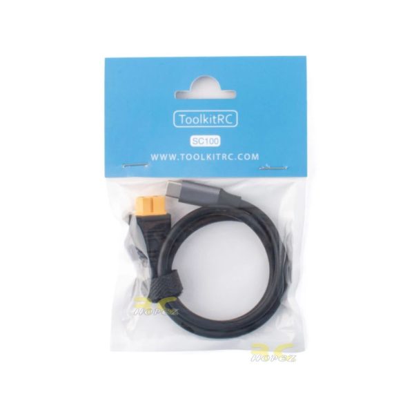 927b9da5d33d1901cb517d51dad7b2c4.jpeg Toolkitrc SC100 Type-C to XT60 Charging Cable for Toolkitrc M4 M7 M6 M6D M8S Charger TK-SC100