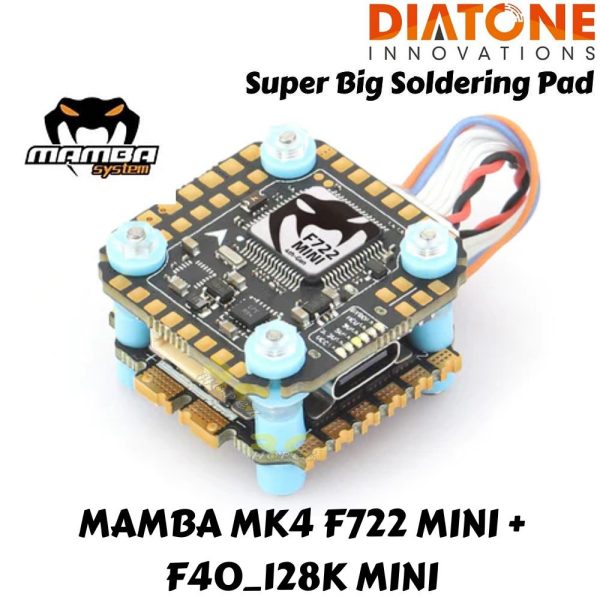 9ad714b789221db072c5f0f791f84754-1.jpeg Diatone MAMBA (20X20) MK4 F722 MINI + F40_128K BL32 MINI ESC 6S 8bit Dshot300/600/1200 Stack M-60877