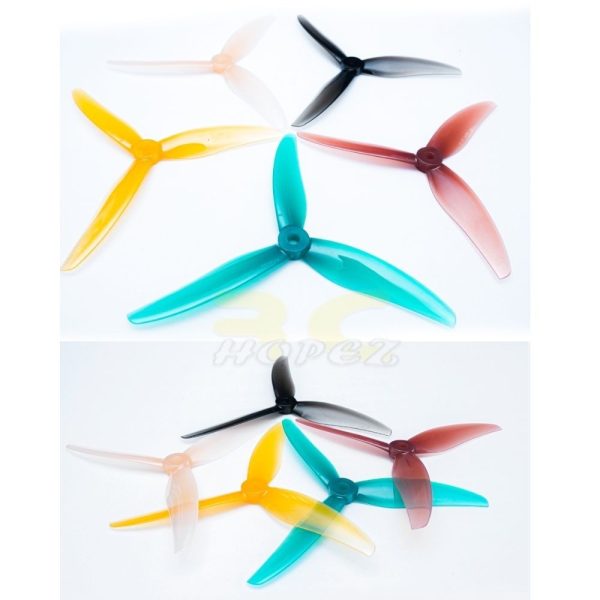 a0eb2579f651d5b7cee46e8f23a21619.jpeg Gemfan Freestyle 3S 5.1X3X3 5130 3-Blade 5mm Hole Propeller (2 pairs/4 pcs) Gem-F3S