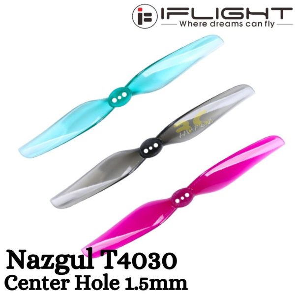iFlight Nazgul T4030 4Inch 1.5mm Center Hole 2-Blade Propellers (2 pairs/4 pcs) MX4030