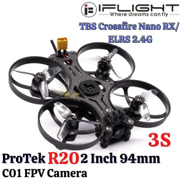 iFlight Protek R20 2 Inch 94mm 3S CineWhoop With C01 FPV Camera TBS Nano RX/ELRS 2.4G R20-AN