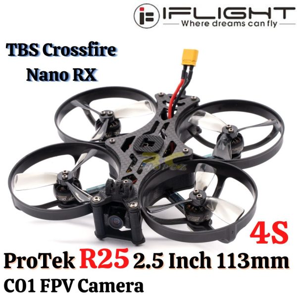 d3e1c81fca268fc3e5ed0a88c1d904d1.jpeg iFlight Protek R25 2.5 Inch 114mm 4S CineWhoop With C01 FPV Camera TBS Nano RX/ELRS 2.4G R25-AN