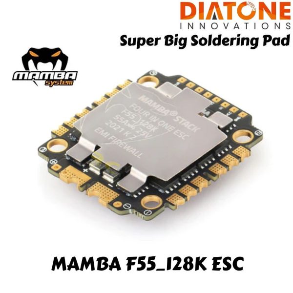 Diatone MAMBA (30.5×30.5) MK4 F722 APP + F55_128K 3-6S Blheli_32 Dshot300/600/1200 Stack M-60875