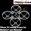 Happymodel 75mm V4 Whoop Frame for Moblite7 and Mobula7 (Black/White) HP-M7V4