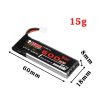3ba973309d78c5c237e9a70e27ca5ce1.jpeg Alienmdel 3.7V 600mAh 50C 1S Lipo Battery with PH2.0 Plug AL600/50-1S