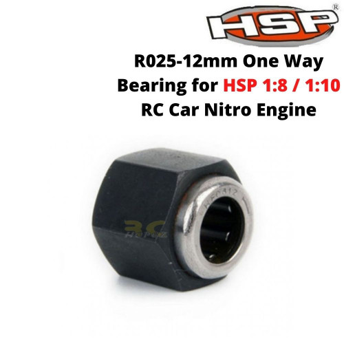 R025-12mm One Way Bearing for HSP 1:8 / 1:10 RC Car Nitro Engine R025-12