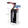 GEPRC 6S 1550mAh 60C 22.8HV LiPo Battery With XT60 Plug GEP1550/60-6S