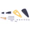 Aluminum Adjustable Triangular Control Horn M2.8xH24xD2mm FP3003-B