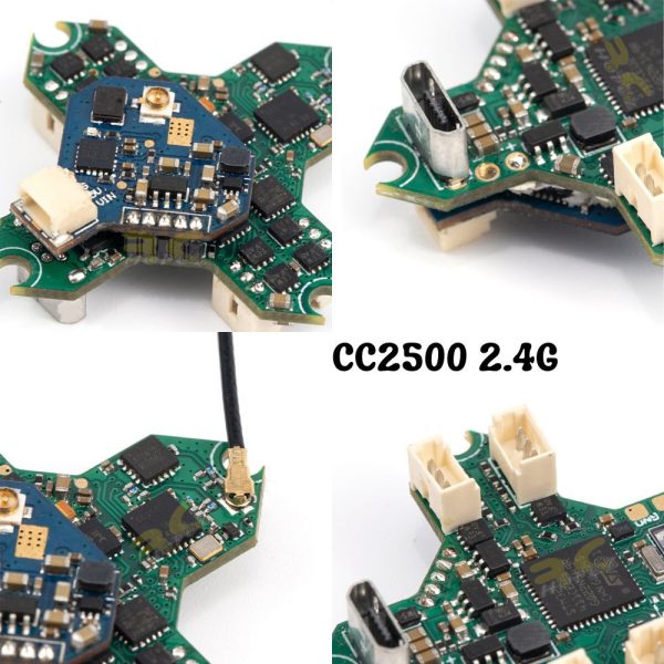iFlight BLITZ F411 1S 5A AIO Whoop Board 25.5x25.5mm with Built-in ELRS 2.4G /CC2500 2.4G Receiver SX2031