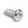 Stainless Steel 304 Round Head Cross-shaped Self-tapping Screw M3X8mm (10pcs/pack) YTLS3-8