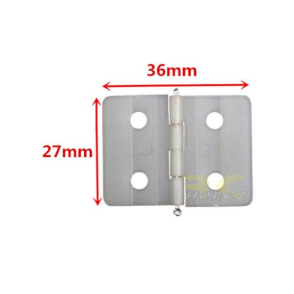 e1884f094b37df6c9fd4696514d64bdc.jpeg Nylon Pinned Hinges W11xL28mm / W12xL24mm / W16xL29mm / W20xL36mm / W27xL36mm (Optional) (10pcs/pack) FP3060