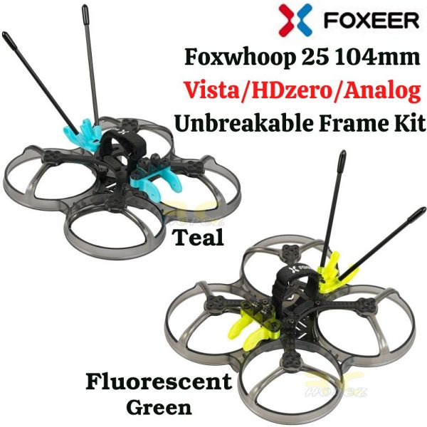 f456bfa9275b65dc0381641868a6e25b.jpeg Foxeer Foxwhoop 25 Unbreakable FPV Frame Kit Compatible Vista/HDzero/Analog FR1150