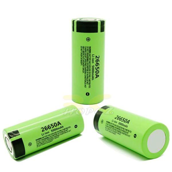 26650A 5000mAh 3.7V Li-ion Rechargeable Battery 