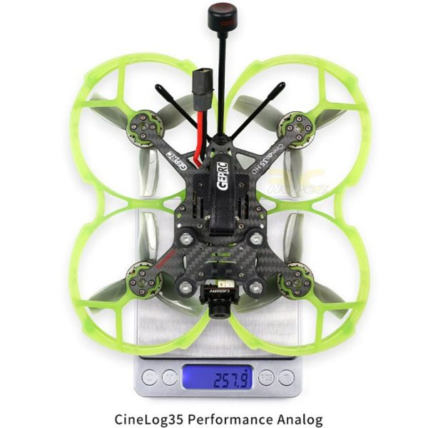 81f16b85a8ae216390443a3fad28543f.jpeg GEPRC CineLog35 Performance Analog w/ Caddx Ratel 2 RAD 5.8G 1.6W VTX 142mm 3.5inch 6S CineWhoop GEP35P-AN
