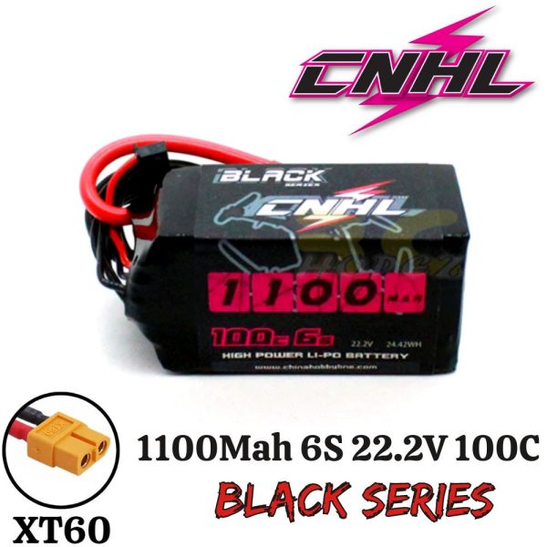 e4cb7df16e21bb8923f36dc8067a1b26.jpeg CNHL Black Series 22.2V 1100mAh 100C 6S Lipo Battery with XT60 Plug CNHL1100/100-6S
