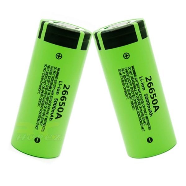 26650A 5000mAh 3.7V Li-ion Rechargeable Battery 
