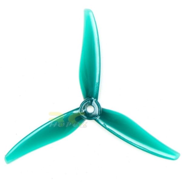 fe84ec7de7643290604312a10b1ec597.jpeg Gemfan Hurricane 51466-3 MCK V2 5 Inch 3-Blade 5mm Hole Propeller (2 Pairs/4 pcs) Gem51466-V2