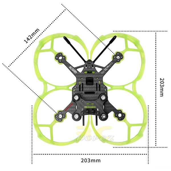 1665bdeb64065bd7443511705d44979d.jpeg GEPRC Cinelog35 CL35 Performance 142mm 3.5Inch Compatible Analog/HD Frame Kit GEP-CL35-P