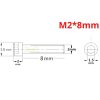 27013d5e3abd5159902d5b032f1a4e42.jpeg 2 PCS Hexagon Cap Screw M2.0mm x 4/5/6/8/10/12/16/20/22/25/30mm (Optional) CM-M2N
