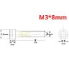 339c72437aacb235b309ba1d10cd77ce.jpeg 2 PCS Hexagon Cap Screw M3.0mm x 6/8/10/12/16/20mm (Optional) CM-M3N