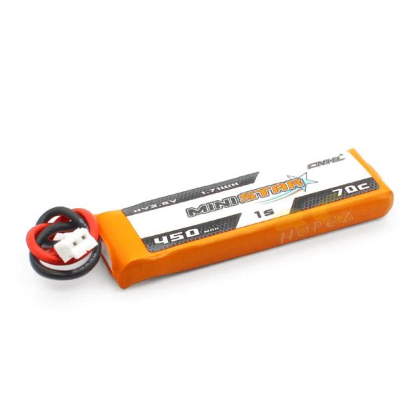 CNHL Ministar 3.8V HV 450mAh 70C 1S Lipo Battery with PH2.0 Plug CNHL450/70-1S