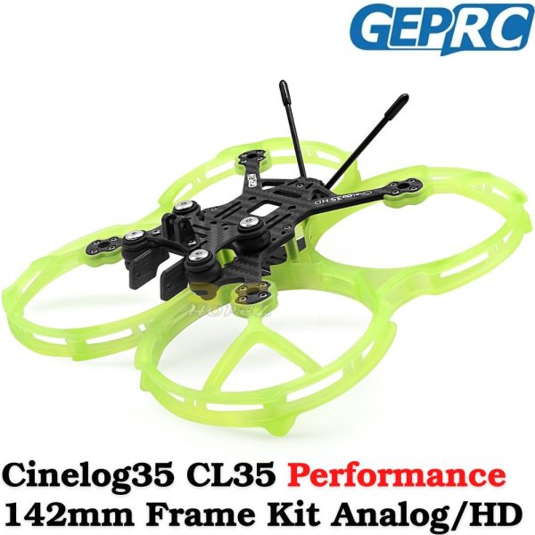 89a1b6ac3c9a45ad5d9c9c98e6818d4d.jpeg GEPRC Cinelog35 CL35 Performance 142mm 3.5Inch Compatible Analog/HD Frame Kit GEP-CL35-P