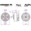 Diatone Mamba TOKA 1404 3000KV 3-6S Brushless Motor for 2.5inch~4inch (Toothpick) FPV Racing (1Pc) TOKA1404-30