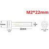 9d78656c58518407ad79cb2c8cf2faff.jpeg 2 PCS Hexagon Cap Screw M2.0mm x 4/5/6/8/10/12/16/20/22/25/30mm (Optional) CM-M2N