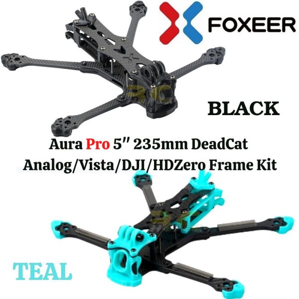 9d8c2b60d3c41ba78385685362826608.jpeg Foxeer Aura PRO 5″ Inch Deadcat 235mm DJI/Vista/HDZero/Analog Fpv Frame Kit T700 Carbon for FPV Racing Drone FR1138