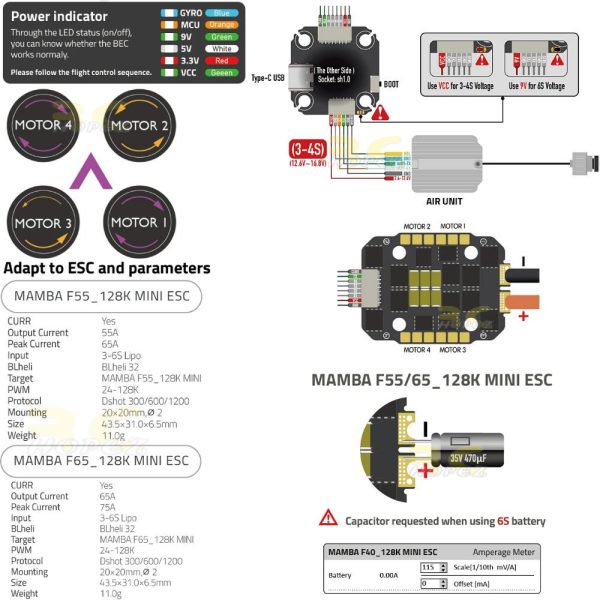 acbb84955c11cb446e4bfb8e0fbb3ed7.jpeg Diatone MAMBA (20x20) MK4 F722 MINI + F55/F65-128K BL32 MINI ESC 6S 32bit Dshot300/600/1200 Stack M-60897
