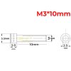 af2a62492b2f38d0f37e83530cf6918a.jpeg 2 PCS Hexagon Cap Screw M3.0mm x 6/8/10/12/16/20mm (Optional) CM-M3N