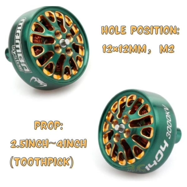 Diatone Mamba TOKA 1404 3000KV 3-6S Brushless Motor for 2.5inch~4inch (Toothpick) FPV Racing (1Pc) TOKA1404-30